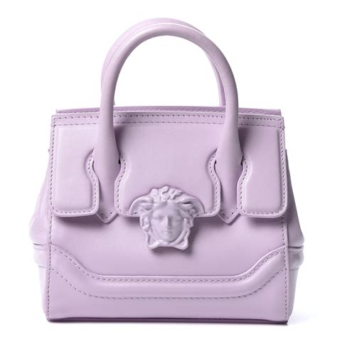 purple versace bag